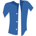 download Blue Shirt clipart image with 0 hue color