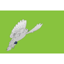 download Dove clipart image with 225 hue color
