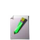 download Notepad clipart image with 90 hue color