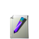 download Notepad clipart image with 225 hue color