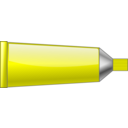 download Color Tube Yellow clipart image with 0 hue color