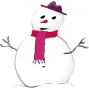 download Snowman clipart image with 315 hue color