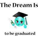 download Graduation Dream Smiley Emoticon clipart image with 135 hue color