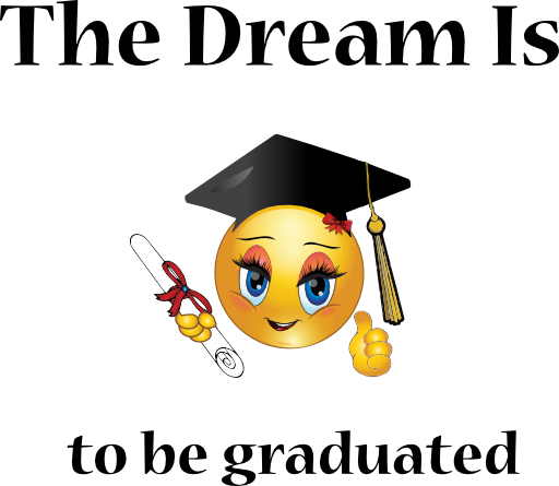 Graduation Dream Smiley Emoticon