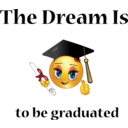 download Graduation Dream Smiley Emoticon clipart image with 0 hue color