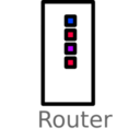 download Router Labelled clipart image with 225 hue color