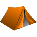 download Green Tent clipart image with 270 hue color