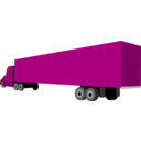 download Truck And Trailer clipart image with 315 hue color