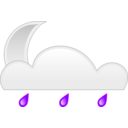 download Moon Rain clipart image with 90 hue color