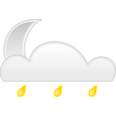 download Moon Rain clipart image with 225 hue color
