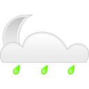 download Moon Rain clipart image with 270 hue color