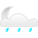 download Moon Rain clipart image with 0 hue color