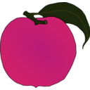 download Peach clipart image with 315 hue color