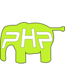 download Php Elephant clipart image with 225 hue color