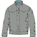 download Jacket clipart image with 180 hue color