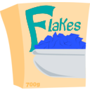 download Special Flakes clipart image with 180 hue color