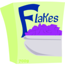 download Special Flakes clipart image with 225 hue color