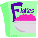 download Special Flakes clipart image with 270 hue color