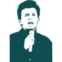 download Rick Astley clipart image with 315 hue color