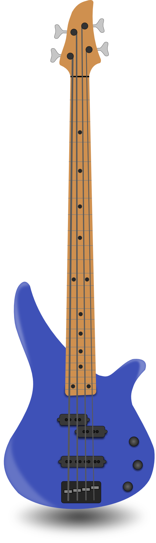 Simple Bass Guitar 4 Strings