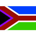 download Flag Of South Africa clipart image with 225 hue color