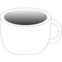 download Cup Containing A Dark Beverage clipart image with 135 hue color