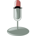 download Old Microphone Cleanup Style clipart image with 315 hue color