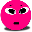 Cool Smiley Pink Emoticon