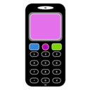 download Mobile Phone clipart image with 90 hue color