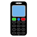 download Mobile Phone clipart image with 0 hue color