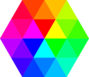 24 Color Hexagon