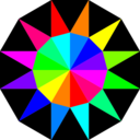 Rainbow Dodecagram