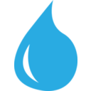 download Water Droplet clipart image with 0 hue color