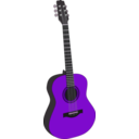 download Guitar 1 clipart image with 270 hue color