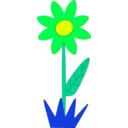 download Flower clipart image with 90 hue color