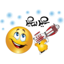 download Boy Toy Gun Smiley Emoticon clipart image with 0 hue color