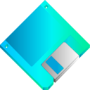 download 3 5 Floppy Disk Blue No Label clipart image with 315 hue color