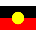 download Flag Of Australian Aborigines clipart image with 0 hue color