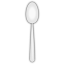 download Spoon clipart image with 0 hue color