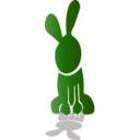 download Rabbit Icon clipart image with 90 hue color