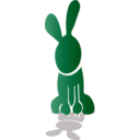 download Rabbit Icon clipart image with 135 hue color