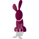 download Rabbit Icon clipart image with 315 hue color