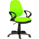 download Desk Chair Blue With Wheels clipart image with 225 hue color