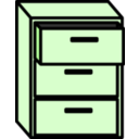 download Filing Cabinet clipart image with 45 hue color