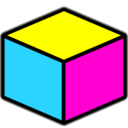 download Box clipart image with 0 hue color