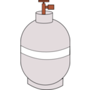 download Propane Tank clipart image with 315 hue color