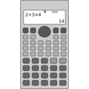 download Calculatrice clipart image with 0 hue color