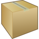 download Cardboard Box Package clipart image with 0 hue color
