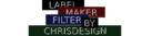 Label Maker Filter