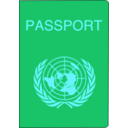 download Passport clipart image with 135 hue color